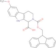 2-{[(9H-Fluoren-9-yl)methoxy]carbonyl}-6-methoxy-1H,2H,3H,4H,9H-pyrido[3,4-b]indole-1-carboxylic a…