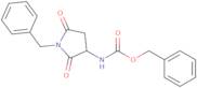 Benzyl (1-benzyl-2,5-dioxopyrrolidin-3-yl)carbamate
