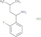 1-(2-Fluorophenyl)-3-methylbutan-1-amine hydrochloride