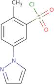 2-Methyl-5-(1H-pyrazol-1-yl)benzenesulfonyl chloride