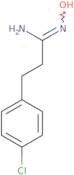 (E)-3-(4-Chlorophenyl)-N'-hydroxypropanimidamide