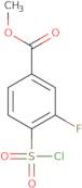methyl 4-(chlorosulfonyl)-3-fluorobenzoate