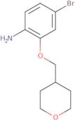 4-Bromo-2-(oxan-4-ylmethoxy)aniline