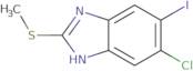 6-Chloro-5-iodo-2-(methylthio)-1H-benzo[D]imidazole