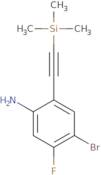 4-Bromo-5-fluoro-2-[(trimethylsilyl)ethynyl]aniline