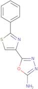 5-(2-Phenyl-1,3-thiazol-4-yl)-1,3,4-oxadiazol-2-amine