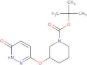 tert-Butyl 3-[(6-oxo-1,6-dihydropyridazin-3-yl)oxy]piperidine-1-carboxylate