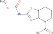 2-[(Methoxycarbonyl)amino]-4,5,6,7-tetrahydro-1,3-benzothiazole-4-carboxylic acid