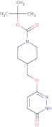 tert-Butyl 4-{[(6-oxo-1,6-dihydropyridazin-3-yl)oxy]methyl}piperidine-1-carboxylate