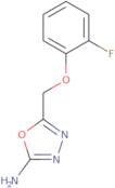 5-[(2-Fluorophenoxy)methyl]-1,3,4-oxadiazol-2-amine