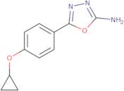 5-[4-(Cyclopropyloxy)phenyl]-1,3,4-oxadiazol-2-amine