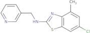 6-Chloro-4-methyl-N-(pyridin-3-ylmethyl)benzo[D]thiazol-2-amine