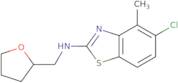 5-Chloro-4-methyl-N-((tetrahydrofuran-2-yl)methyl)benzo[D]thiazol-2-amine