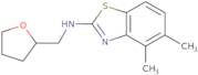 4,5-Dimethyl-N-((tetrahydrofuran-2-yl)methyl)benzo[D]thiazol-2-amine