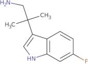 2-(6-Fluoro-1H-indol-3-yl)-2-methylpropan-1-amine