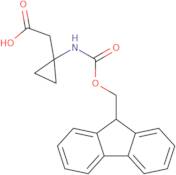 2-[1-({[(9H-Fluoren-9-yl)methoxy]carbonyl}amino)cyclopropyl]acetic acid