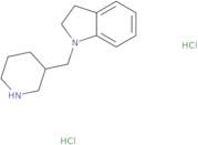 1-[(Piperidin-3-yl)methyl]-2,3-dihydro-1H-indole dihydrochloride
