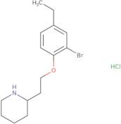 2-Bromo-4-ethylphenyl 2-(2-piperidinyl)ethyl-ether hydrochloride