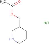 (Piperidin-3-yl)methyl acetate hydrochloride