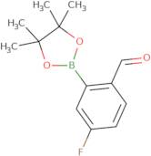 4-Fluoro-2-(4,4,5,5-tetramethyl-1,3,2-dioxaborolan-2-yl)benzaldehyde