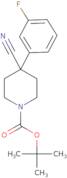 tert-Butyl 4-cyano-4-(3-fluorophenyl)piperidine-1-carboxylate