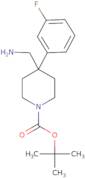 tert-Butyl 4-(aminomethyl)-4-(3-fluorophenyl)piperidine-1-carboxylate