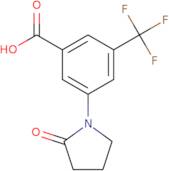 3-(2-Oxopyrrolidin-1-yl)-5-(trifluoromethyl)benzoic acid