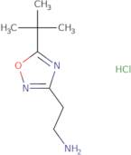 2-(5-tert-Butyl-1,2,4-oxadiazol-3-yl)ethan-1-amine hydrochloride