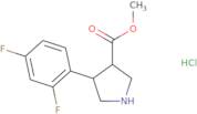 rac-Methyl (3R,4S)-4-(2,4-difluorophenyl)pyrrolidine-3-carboxylate hydrochloride