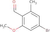 4-Bromo-2-methoxy-6-methylbenzaldehyde