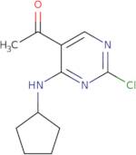 1-[2-Chloro-4-(cyclopentylamino)-5-pyrimidinyl]ethanone