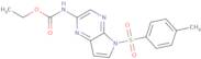 N-[5-[(4-Methylphenyl)sulfonyl]-5H-pyrrolo[2,3-b]pyrazin-2-yl]carbamic acid ethyl ester