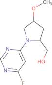 [1-(6-Fluoropyrimidin-4-yl)-4-methoxypyrrolidin-2-yl]methanol