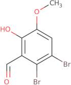 2,3-Dibromo-6-hydroxy-5-methoxy-benzaldehyde