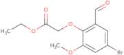 Ethyl 2-(4-bromo-2-formyl-6-methoxyphenoxy)acetate