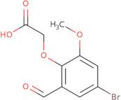 2-(4-Bromo-2-formyl-6-methoxyphenoxy)acetic acid