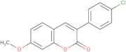 3-(4'-Chlorophenyl)-7-methoxycoumarin