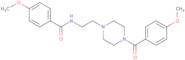 4-Methoxy-N-{2-[4-(4-methoxybenzoyl)piperazin-1-yl]ethyl}benzamide