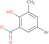 4-Bromo-2-methyl-6-nitrophenol