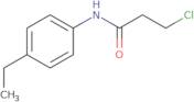 3-Chloro-N-(4-ethylphenyl)propanamide