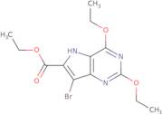 ethyl 7-bromo-2,4-diethoxy-5H-pyrrolo[3,2-d]pyrimidine-6-carboxylate