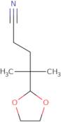 4-(1,3-Dioxolan-2-yl)-4-methylpentanenitrile