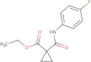 Ethyl 1-((4-fluorophenyl)carbamoyl)cyclopropanecarboxylate