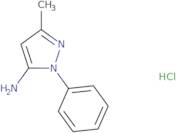 3-Methyl-1-phenyl-1H-pyrazol-5-amine hydrochloride