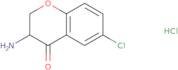 3-Amino-6-chloro-3,4-dihydro-2H-1-benzopyran-4-one hydrochloride