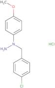 1-(4-Chlorobenzyl)-1-(4-methoxyphenyl)hydrazine hydrochloride