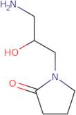 1-(3-Amino-2-hydroxypropyl)pyrrolidin-2-one