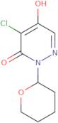 4-Chloro-5-hydroxy-2-(2-tetrahydropyranyl)pyridazin-3(2H)-one