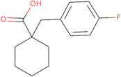 1-[(4-Fluorophenyl)methyl]cyclohexane-1-carboxylic acid