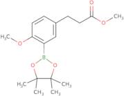 Methyl 3-(4-methoxy-3-(4,4,5,5-tetramethyl-1,3,2-dioxaborolan-2-yl)phenyl)propanoate